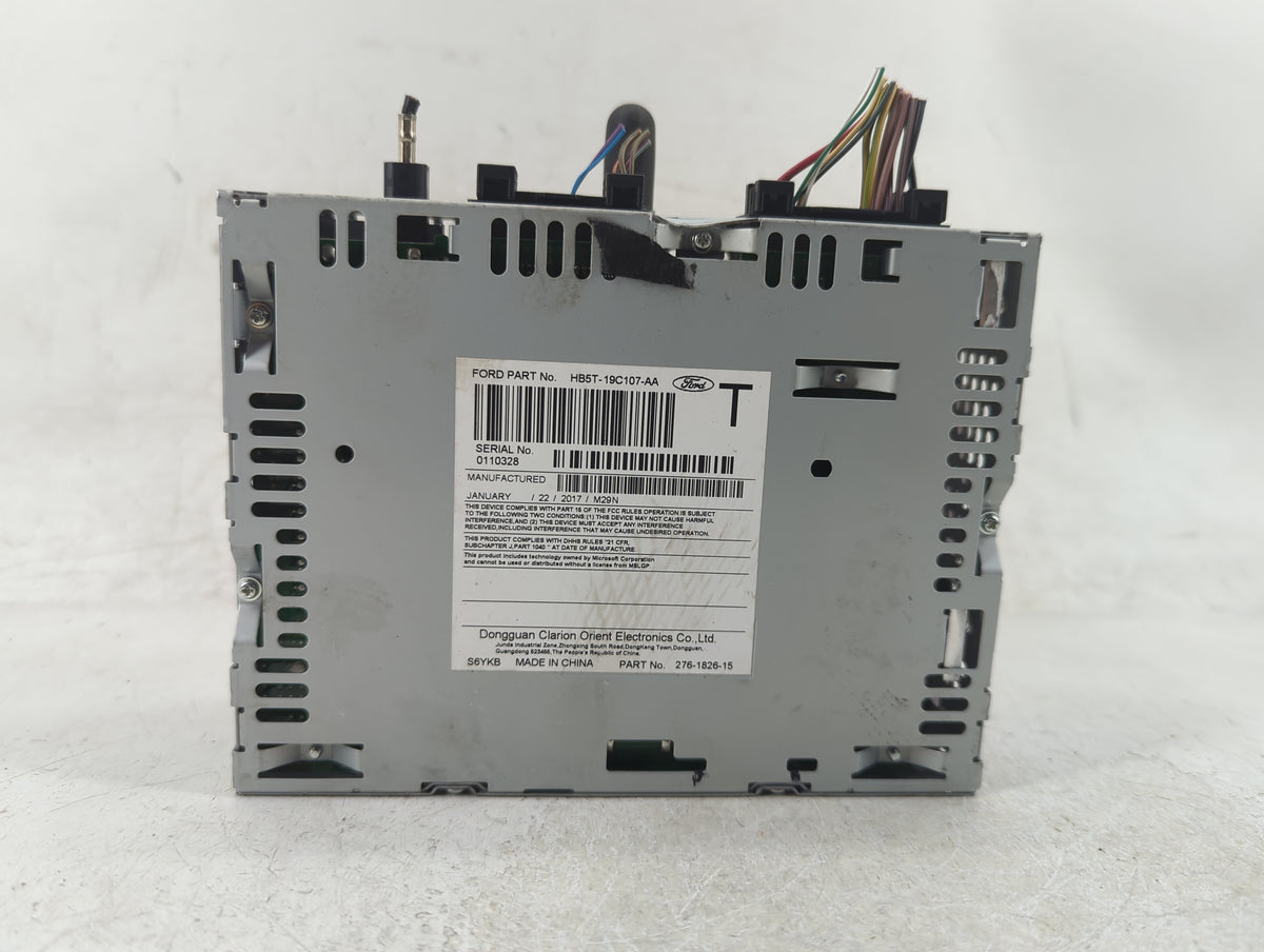 2016-2017 Ford Explorer Radio AM FM Cd Player Receiver Replacement P/N:HB5T-19C107-AA Fits 2016 2017 OEM Used Auto Parts - O