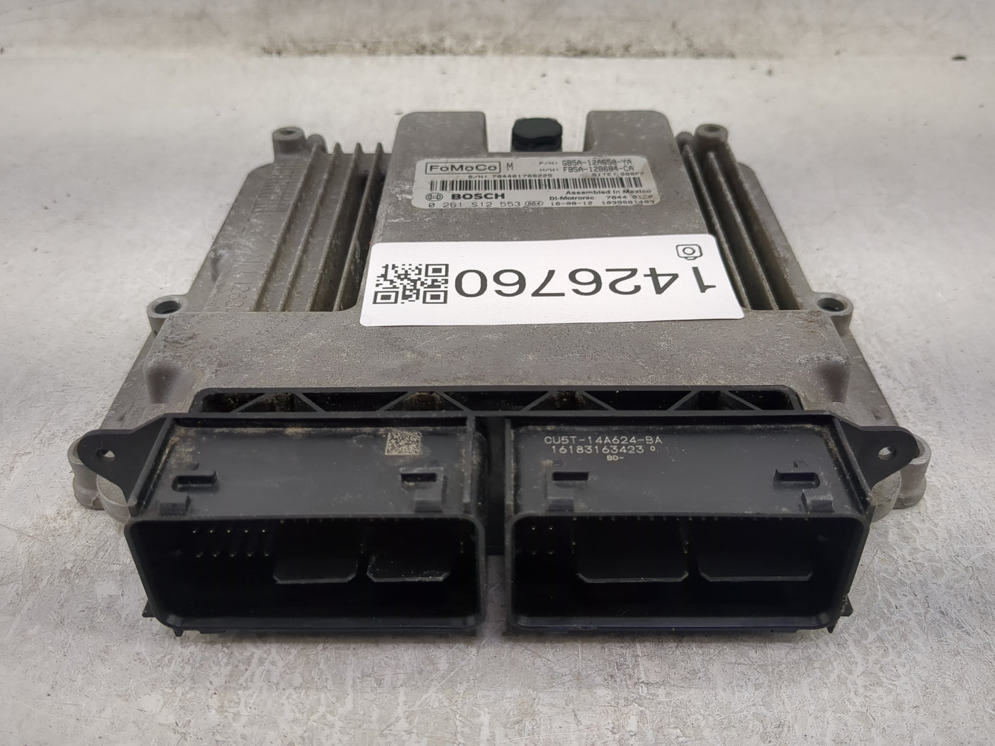 2016-2019 Ford Explorer PCM Engine Control Computer ECU ECM PCU OEM P/N:GB5A-12A650-YA FB5A-12B684-CA Fits OEM Used Auto Par