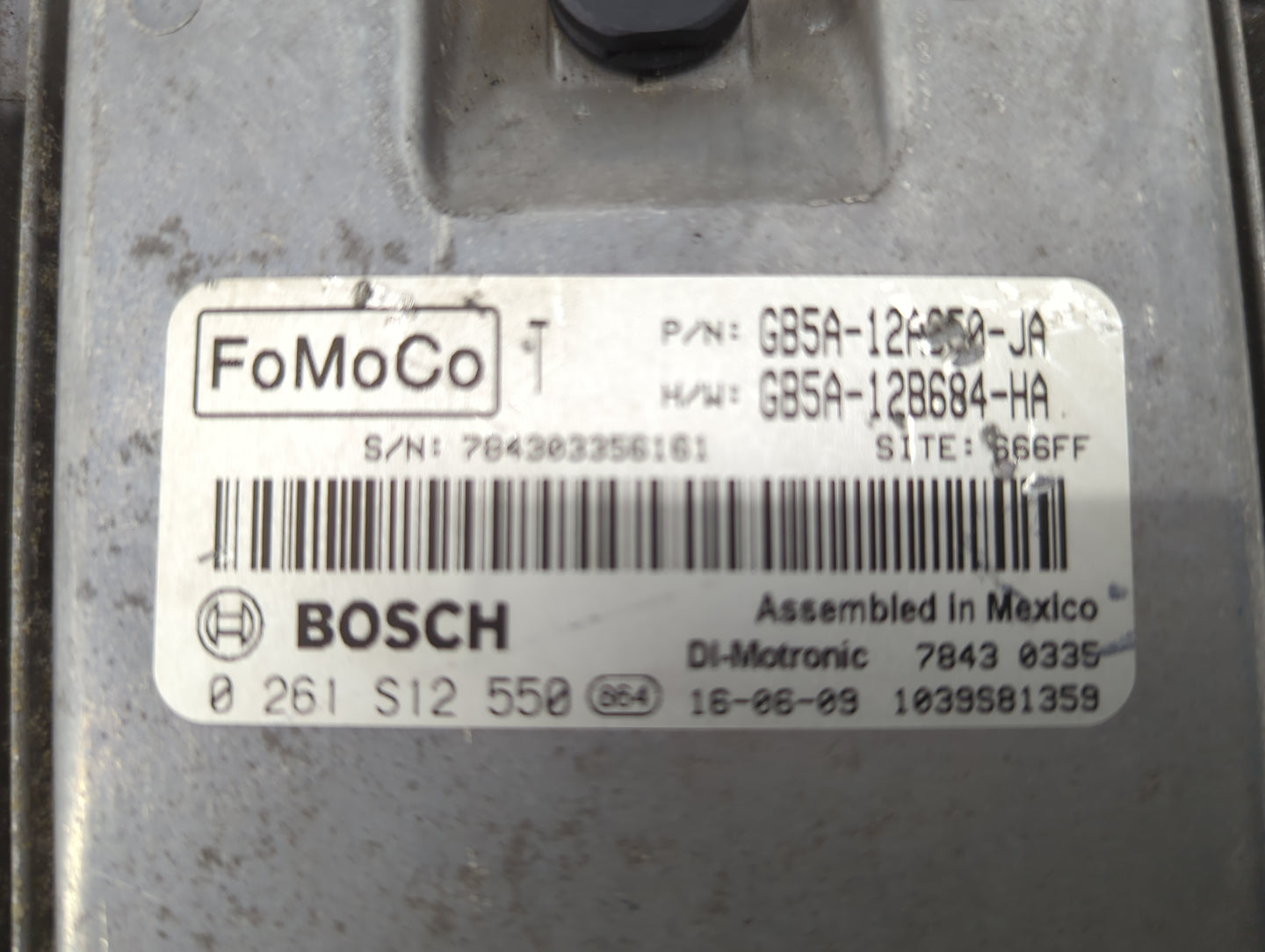 2016-2019 Ford Explorer PCM Engine Control Computer ECU ECM PCU OEM P/N:GB5A-12A650-JA GB5A-12B684-HA Fits OEM Used Auto Par