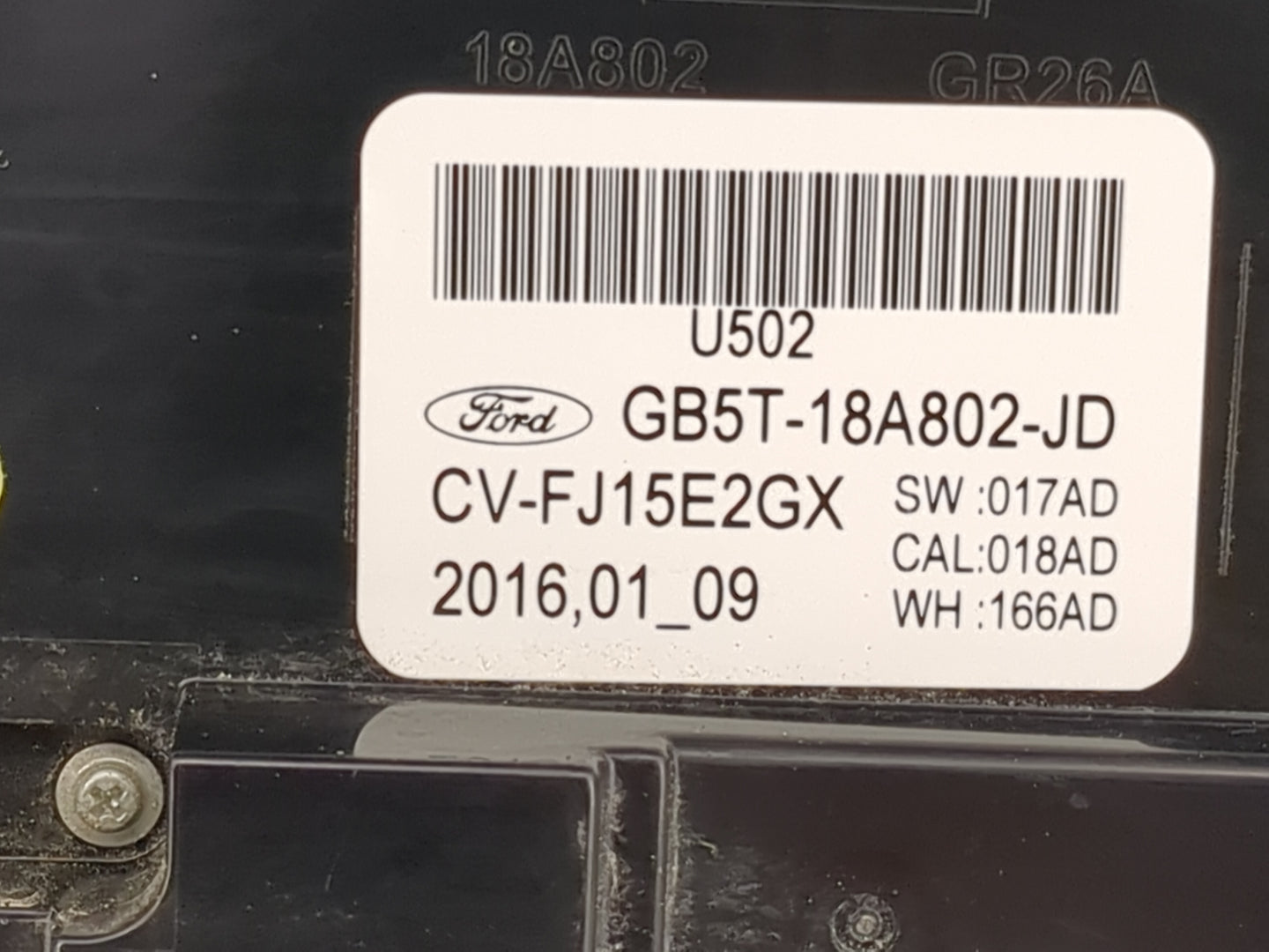 2017 Ford Explorer Climate Control Module Temperature AC/Heater Replacement P/N:GB5T-18A802-JD CV-FJ15E2GX Fits OEM Used Aut