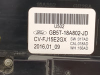 2017 Ford Explorer Climate Control Module Temperature AC/Heater Replacement P/N:GB5T-18A802-JD CV-FJ15E2GX Fits OEM Used Aut