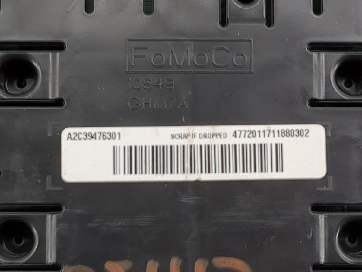 2017 Ford Explorer Instrument Cluster Speedometer Gauges P/N:A2C39476301 GM17A Miles: Fits OEM Used Auto Parts - Oemusedauto
