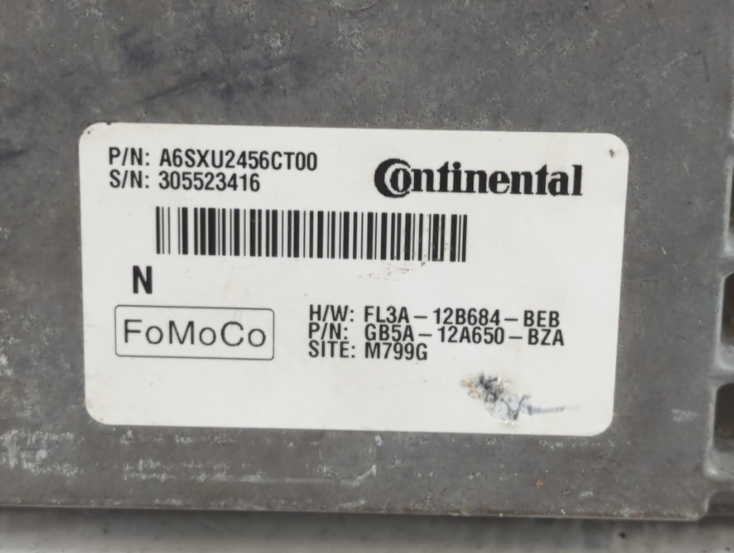 2016-2019 Ford Explorer PCM Engine Control Computer ECU ECM PCU OEM P/N:GK4A-12A650-GA G2GA-12A650-AJC Fits OEM Used Auto Pa