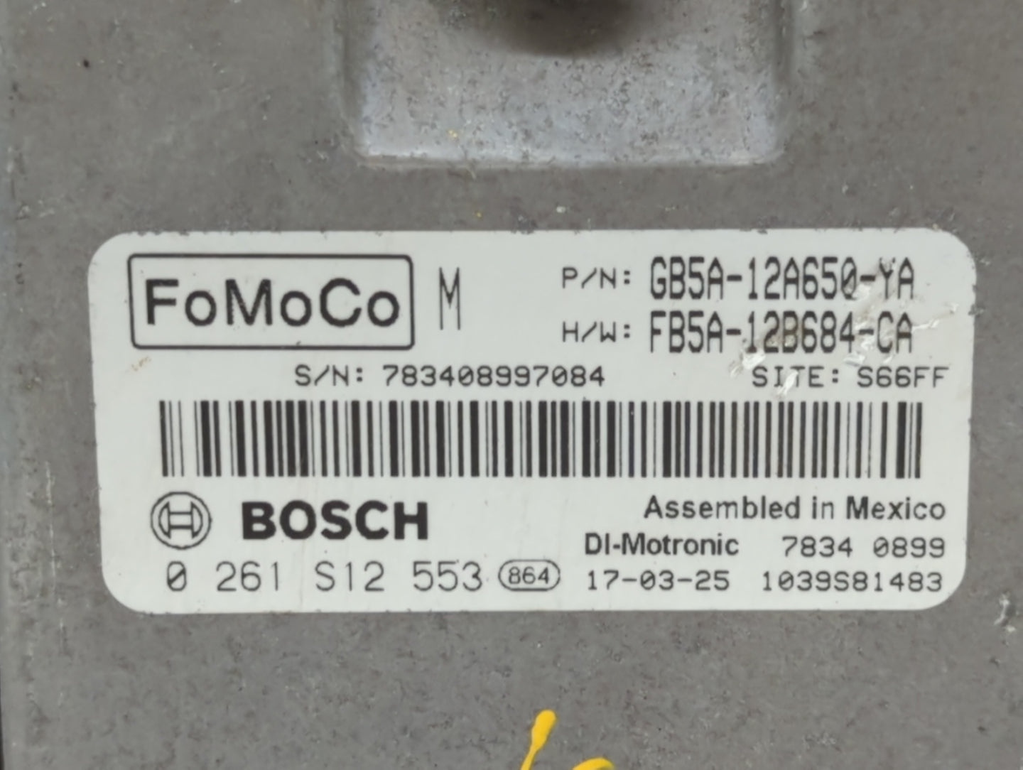 2016-2019 Ford Explorer PCM Engine Control Computer ECU ECM PCU OEM P/N:F2GA-12A650-BRB F2GA-12A650-BPC Fits OEM Used Auto P
