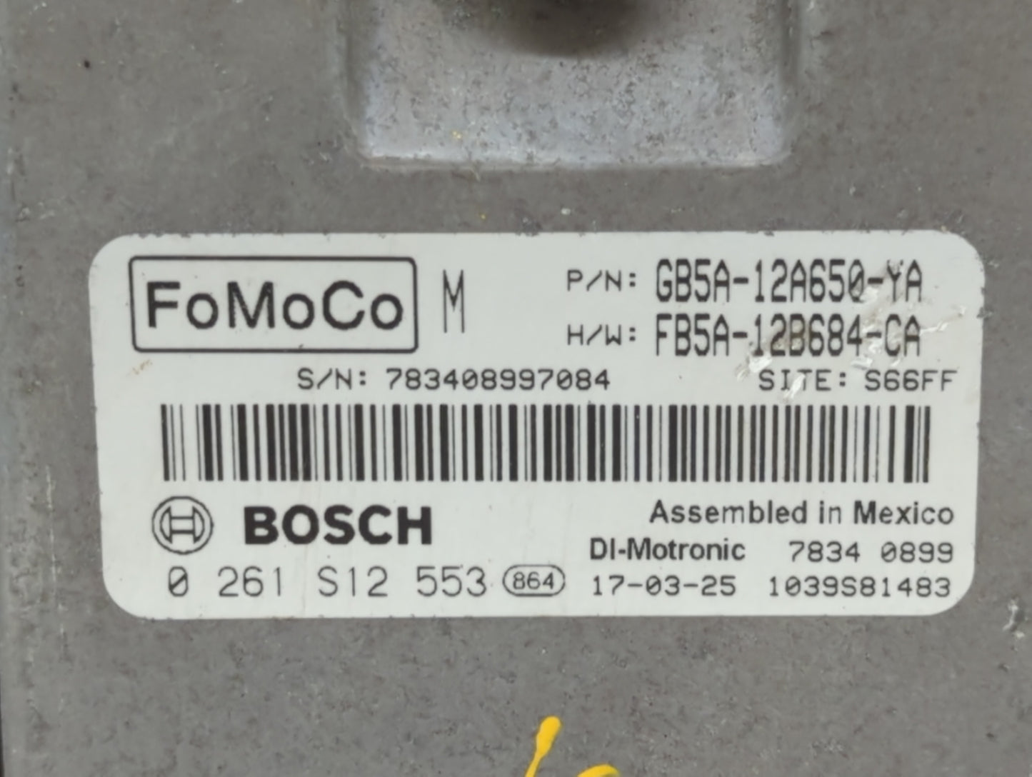 2016-2019 Ford Explorer PCM Engine Control Computer ECU ECM PCU OEM P/N:F2GA-12A650-BRB F2GA-12A650-BPC Fits OEM Used Auto P