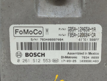 2016-2019 Ford Explorer PCM Engine Control Computer ECU ECM PCU OEM P/N:F2GA-12A650-BRB F2GA-12A650-BPC Fits OEM Used Auto Parts