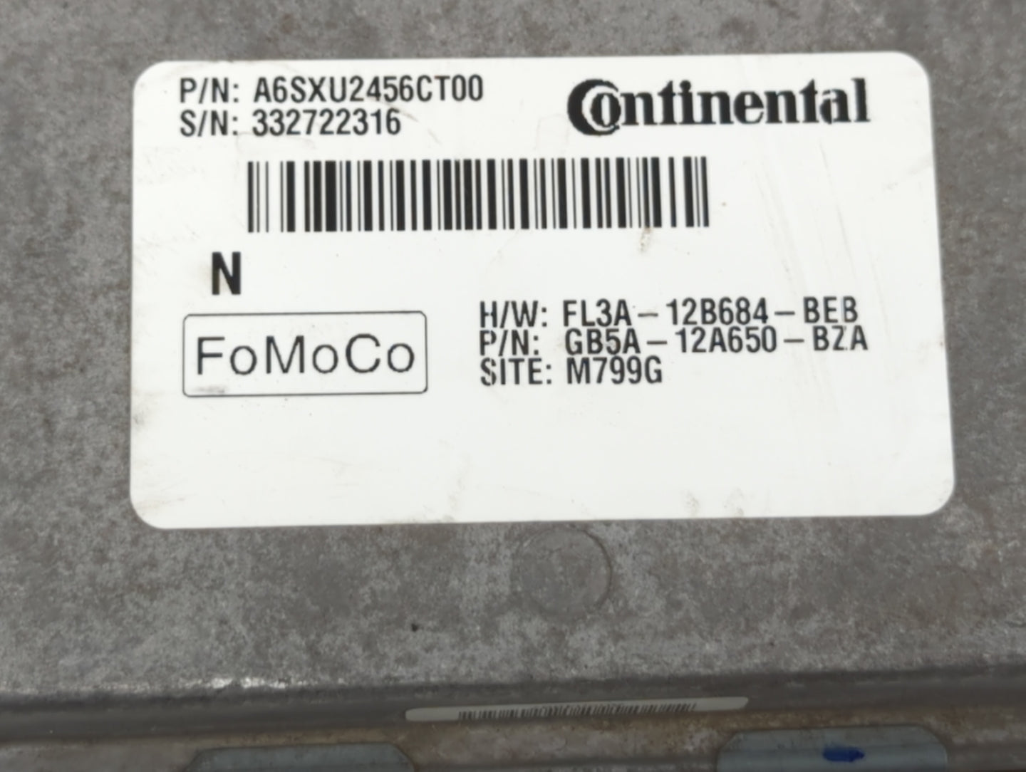 2016-2019 Ford Explorer PCM Engine Control Computer ECU ECM PCU OEM P/N:GB5A-12A650-BZA GB5A-12A650-AGA Fits OEM Used Auto P