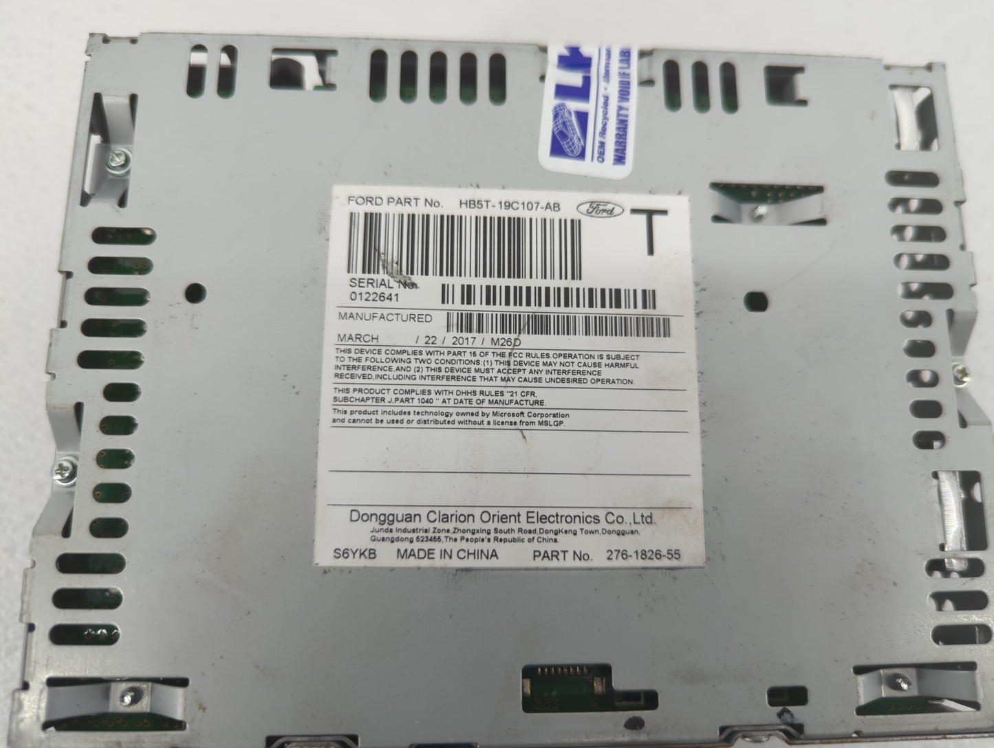 2017 Ford Explorer Am Fm Cd Player Radio Receiver - Oemusedautoparts1.com