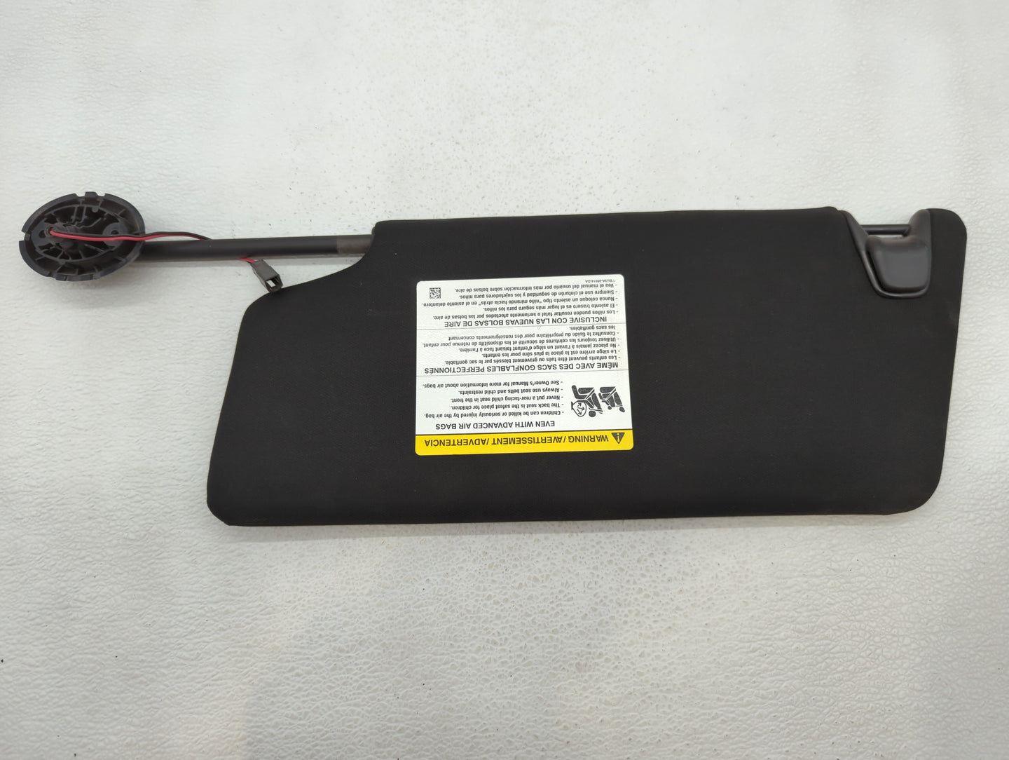 2017 Ford Explorer Sun Visor Shade Replacement Passenger Right Mirror Fits OEM Used Auto Parts - Oemusedautoparts1.com