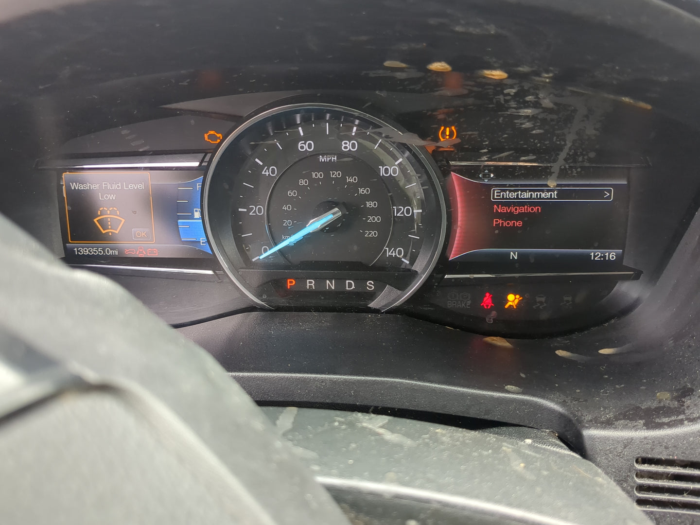 2017 Ford Explorer Instrument Cluster Speedometer Gauges Miles:139K Fits OEM Used Auto Parts - Oemusedautoparts1.com