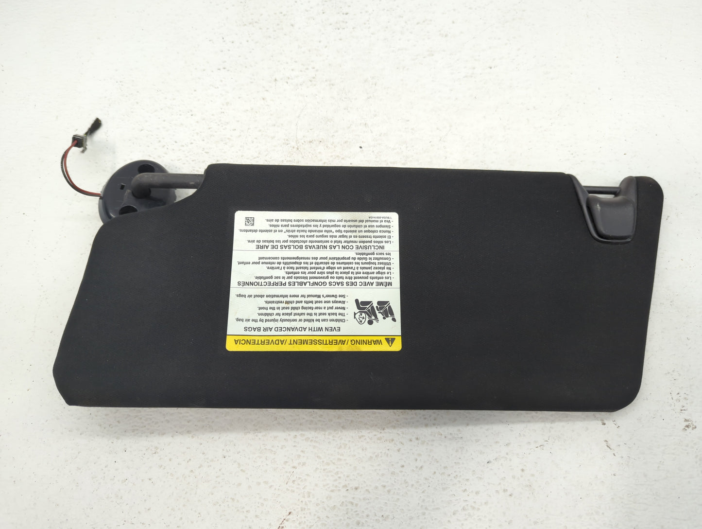 2017 Ford Explorer Sun Visor Shade Replacement Passenger Right Mirror Fits OEM Used Auto Parts - Oemusedautoparts1.com