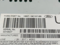 2017 Ford Explorer Radio AM FM Cd Player Receiver Replacement P/N:HB5T-19C107-BB Fits OEM Used Auto Parts - Oemusedautoparts