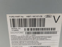 2017 Ford Explorer Radio AM FM Cd Player Receiver Replacement P/N:HB5T-19C107-CB GB5T-19C107-BG Fits OEM Used Auto Parts - O