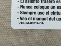 2017 Ford Explorer Sun Visor Shade Replacement Driver Left Mirror Fits OEM Used Auto Parts - Oemusedautoparts1.com