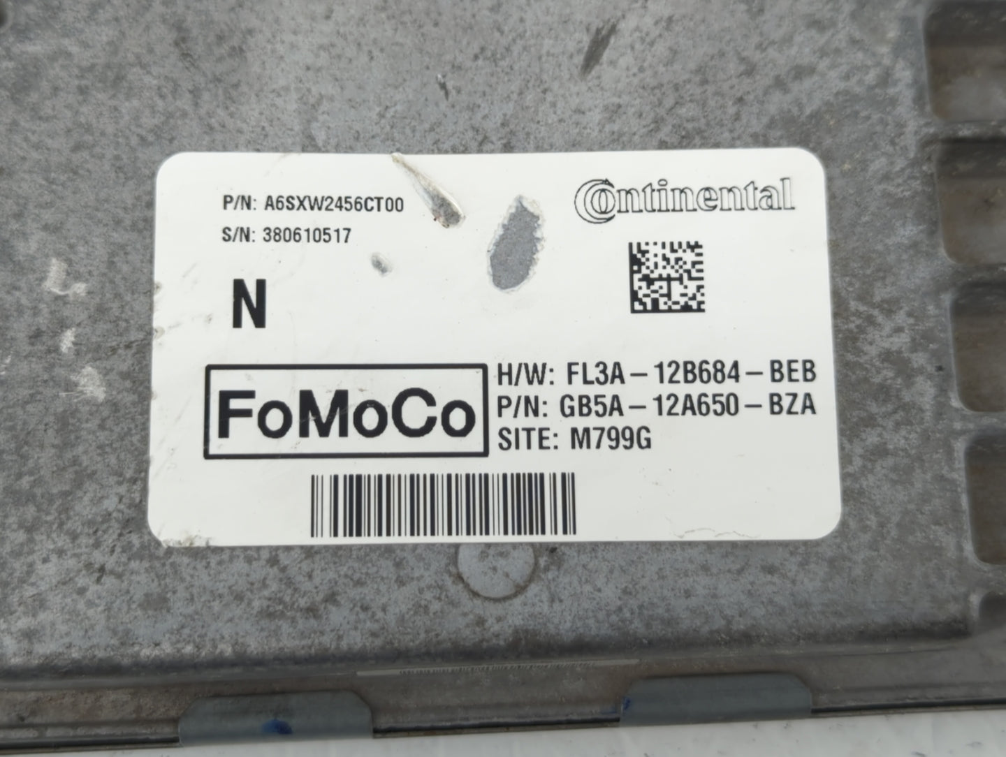 2016-2019 Ford Explorer PCM Engine Control Computer ECU ECM PCU OEM P/N:GB5A-12A650-BZA FL3A-12B684-BEB Fits OEM Used Auto P