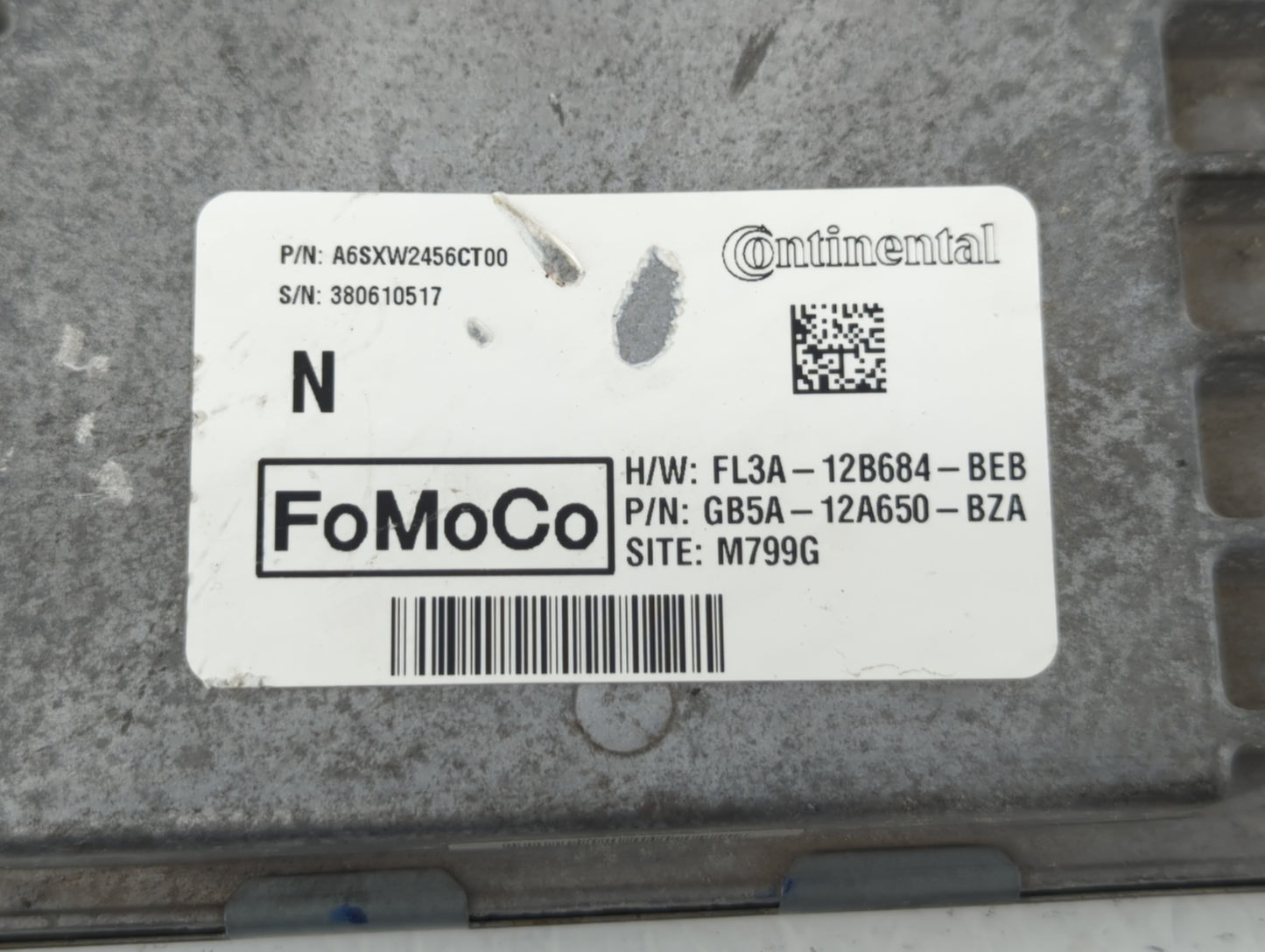 2016-2019 Ford Explorer PCM Engine Control Computer ECU ECM PCU OEM P/N:GB5A-12A650-BZA FL3A-12B684-BEB Fits OEM Used Auto P