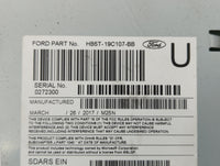 2017 Ford Explorer Radio AM FM Cd Player Receiver Replacement P/N:HB5T-19C107-BB Fits OEM Used Auto Parts - Oemusedautoparts