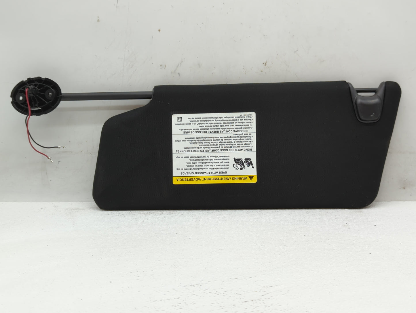 2017 Ford Explorer Sun Visor Shade Replacement Passenger Right Mirror Fits OEM Used Auto Parts - Oemusedautoparts1.com