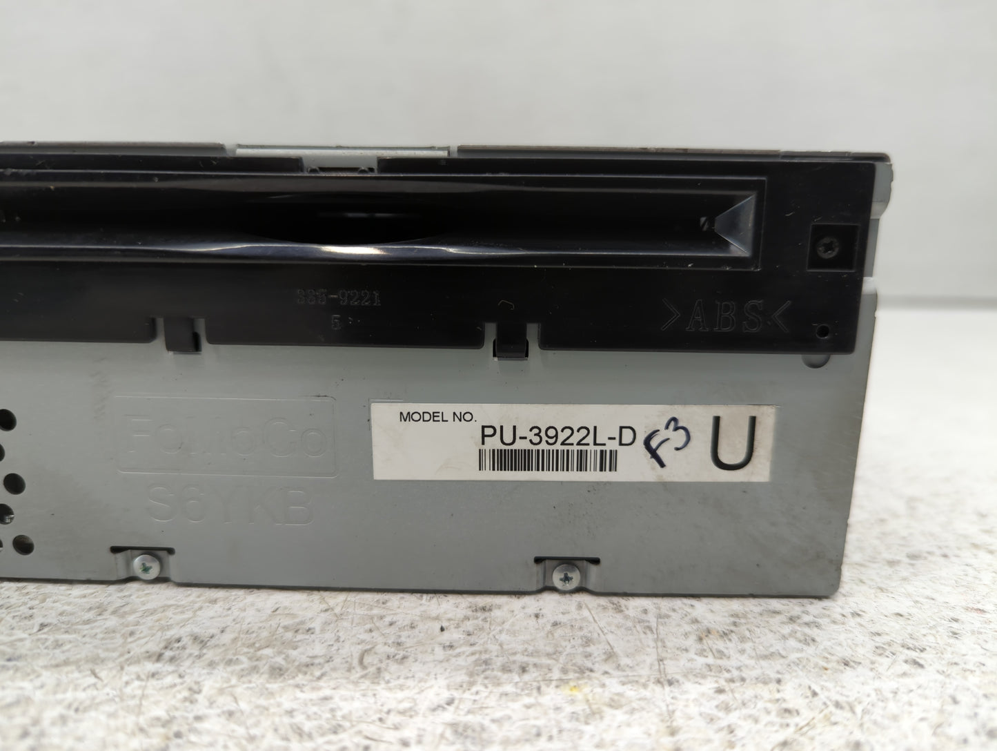 2017 Ford Explorer Radio AM FM Cd Player Receiver Replacement P/N:HB5T-19C107-BB HB5T-19C107-BA Fits OEM Used Auto Parts - O