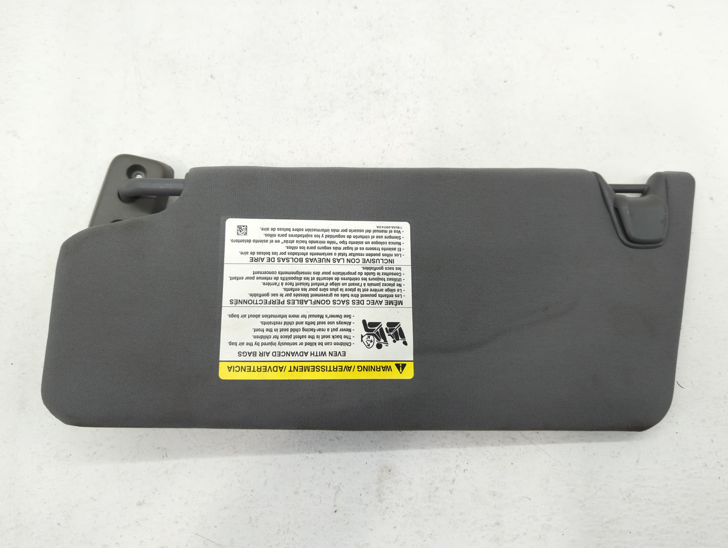 2017 Ford Explorer Sun Visor Shade Replacement Passenger Right Mirror Fits OEM Used Auto Parts - Oemusedautoparts1.com