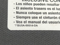2017 Ford Explorer Sun Visor Shade Replacement Passenger Right Mirror Fits OEM Used Auto Parts - Oemusedautoparts1.com