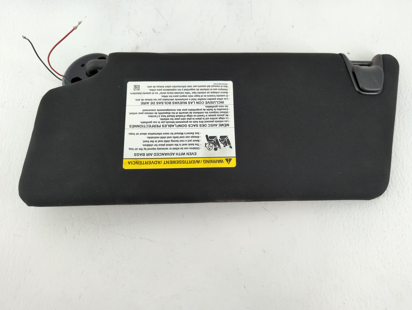 2017 Ford Explorer Sun Visor Shade Replacement Driver Left Mirror Fits OEM Used Auto Parts - Oemusedautoparts1.com