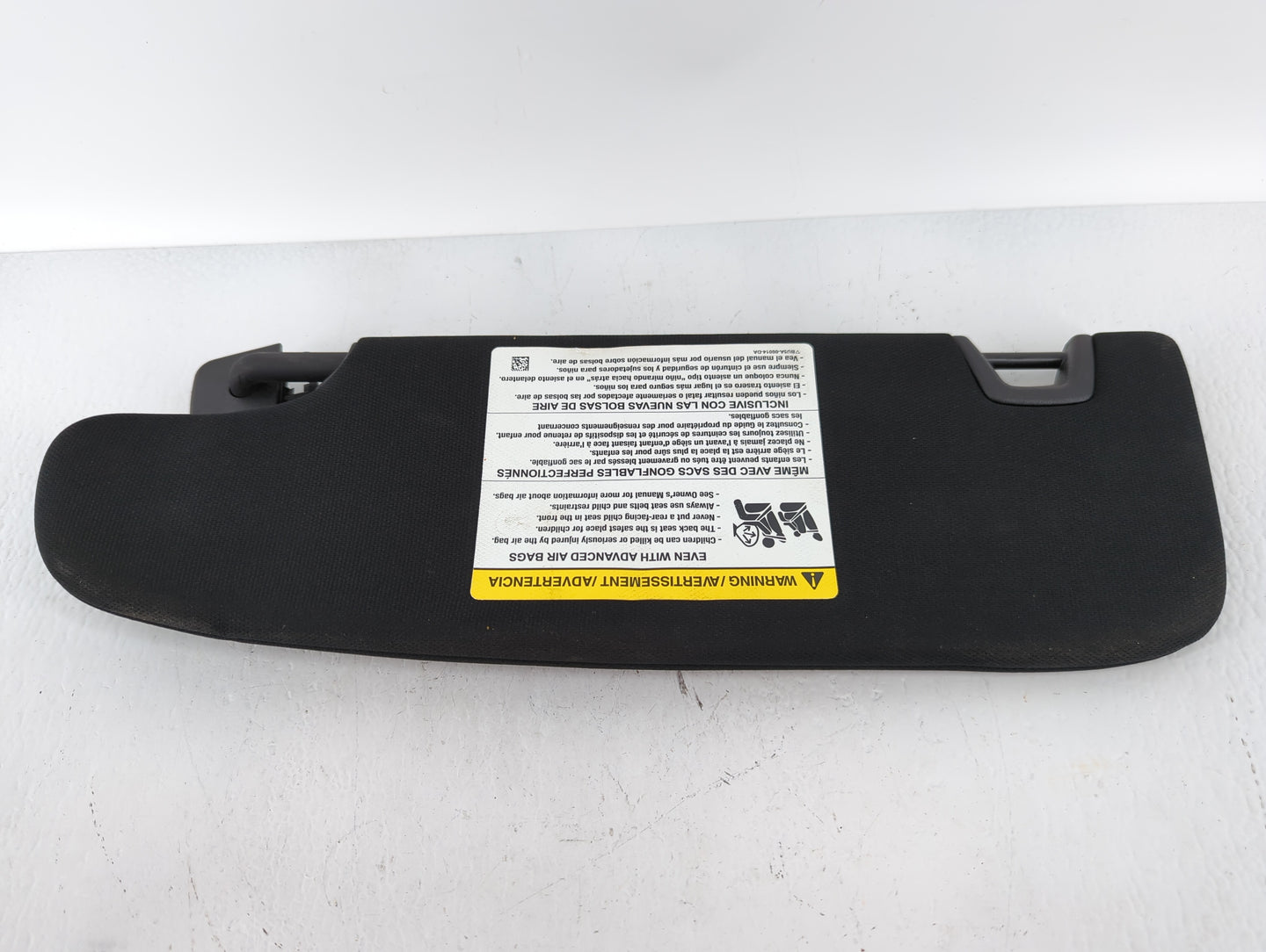 2017 Ford Explorer Sun Visor Shade Replacement Passenger Right Mirror Fits OEM Used Auto Parts - Oemusedautoparts1.com