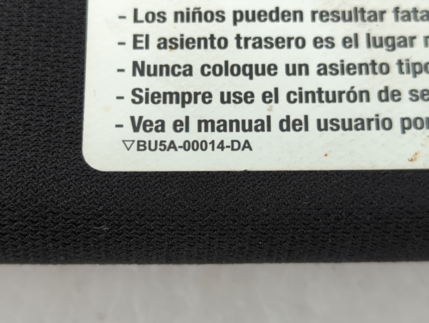 2017 Ford Explorer Sun Visor Shade Replacement Driver Left Mirror Fits OEM Used Auto Parts - Oemusedautoparts1.com