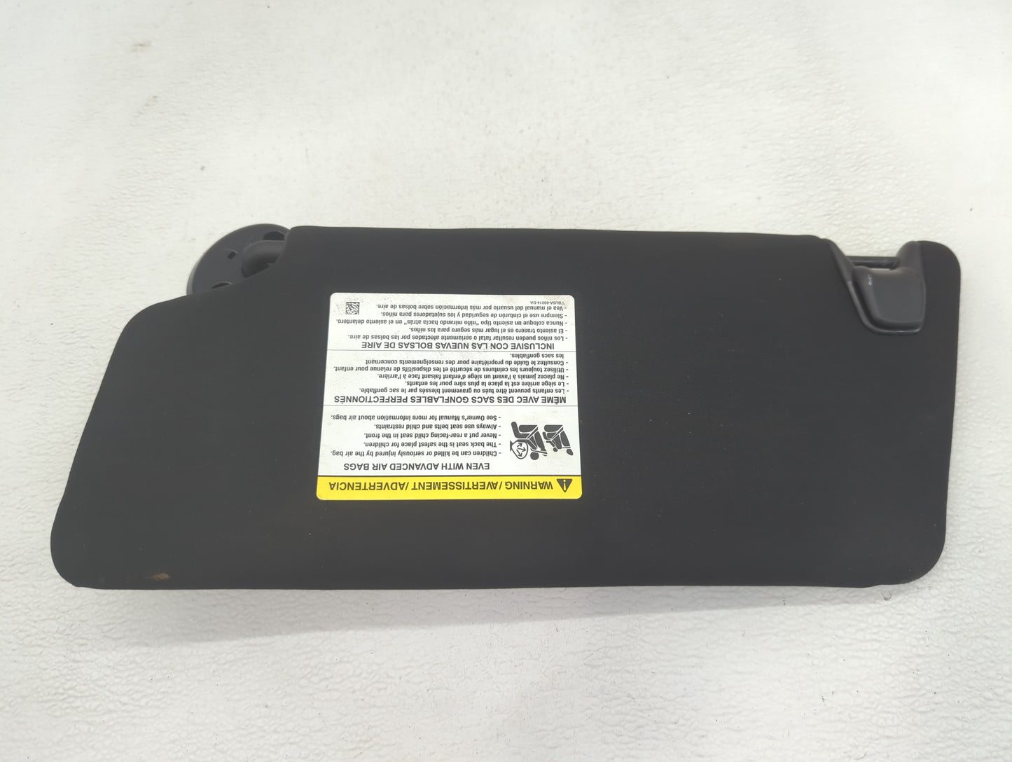 2017 Ford Explorer Sun Visor Shade Replacement Passenger Right Mirror Fits OEM Used Auto Parts - Oemusedautoparts1.com