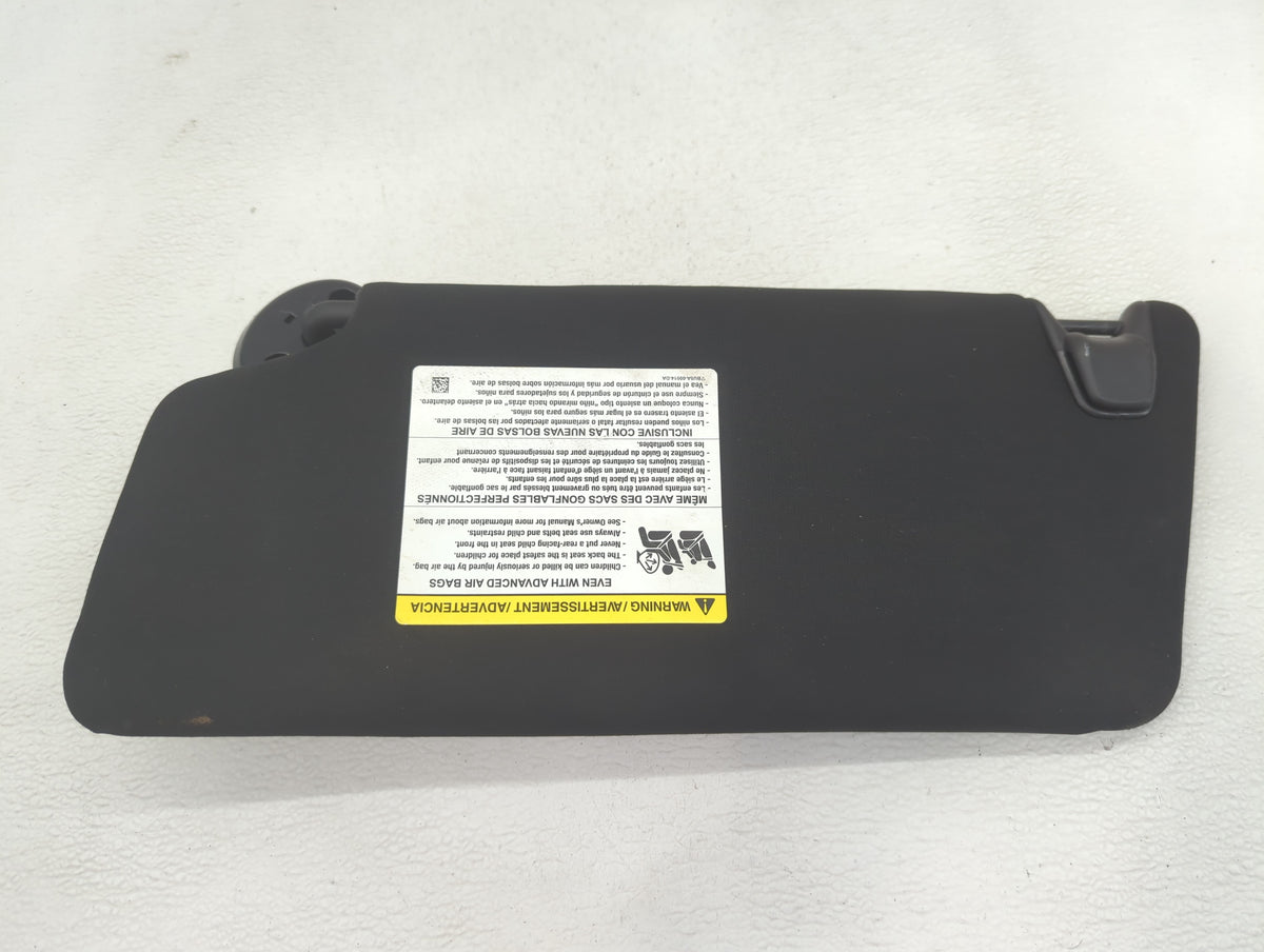 2017 Ford Explorer Sun Visor Shade Replacement Passenger Right Mirror Fits OEM Used Auto Parts - Oemusedautoparts1.com