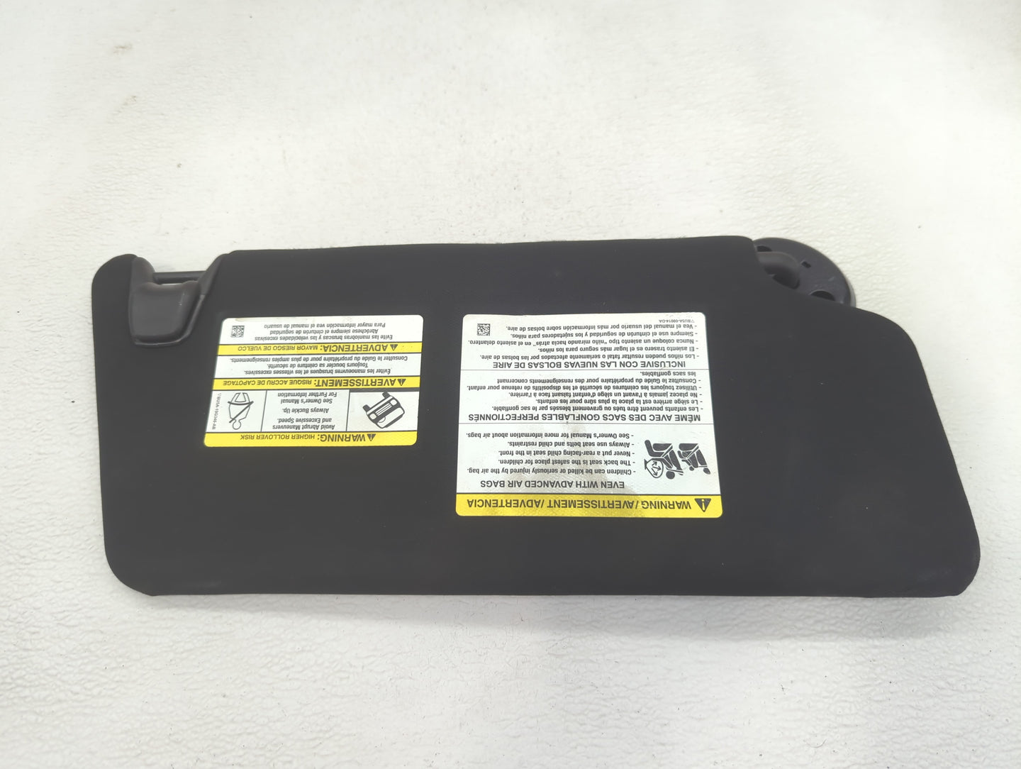 2017 Ford Explorer Sun Visor Shade Replacement Driver Left Mirror Fits OEM Used Auto Parts - Oemusedautoparts1.com