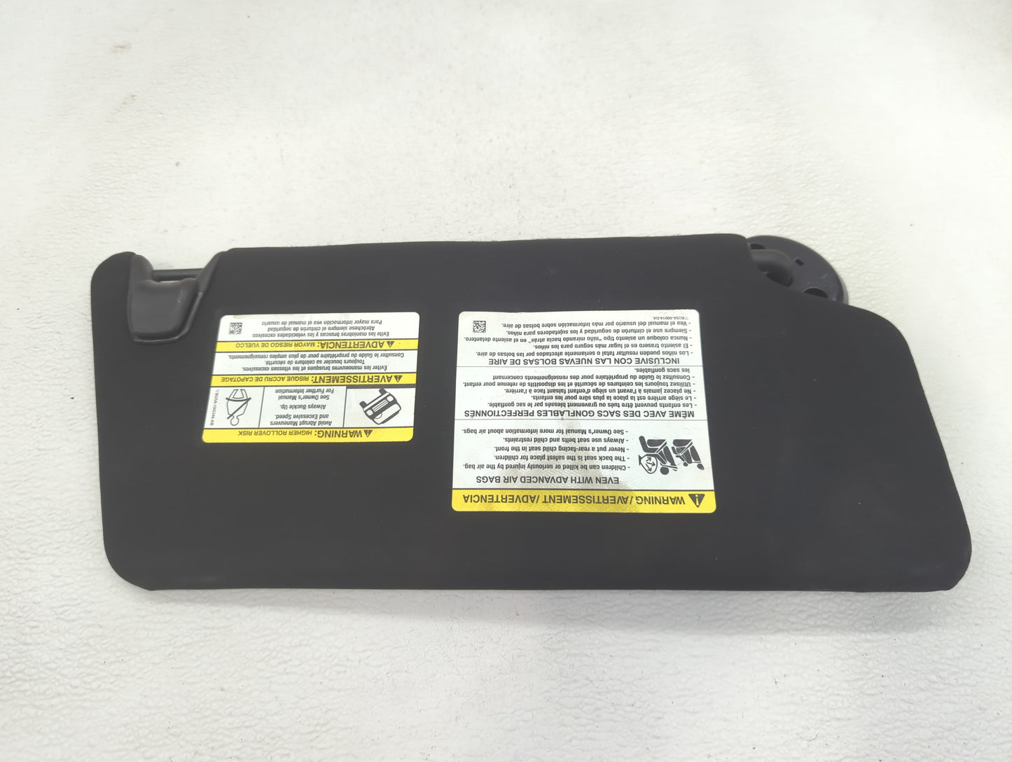 2017 Ford Explorer Sun Visor Shade Replacement Driver Left Mirror Fits OEM Used Auto Parts - Oemusedautoparts1.com