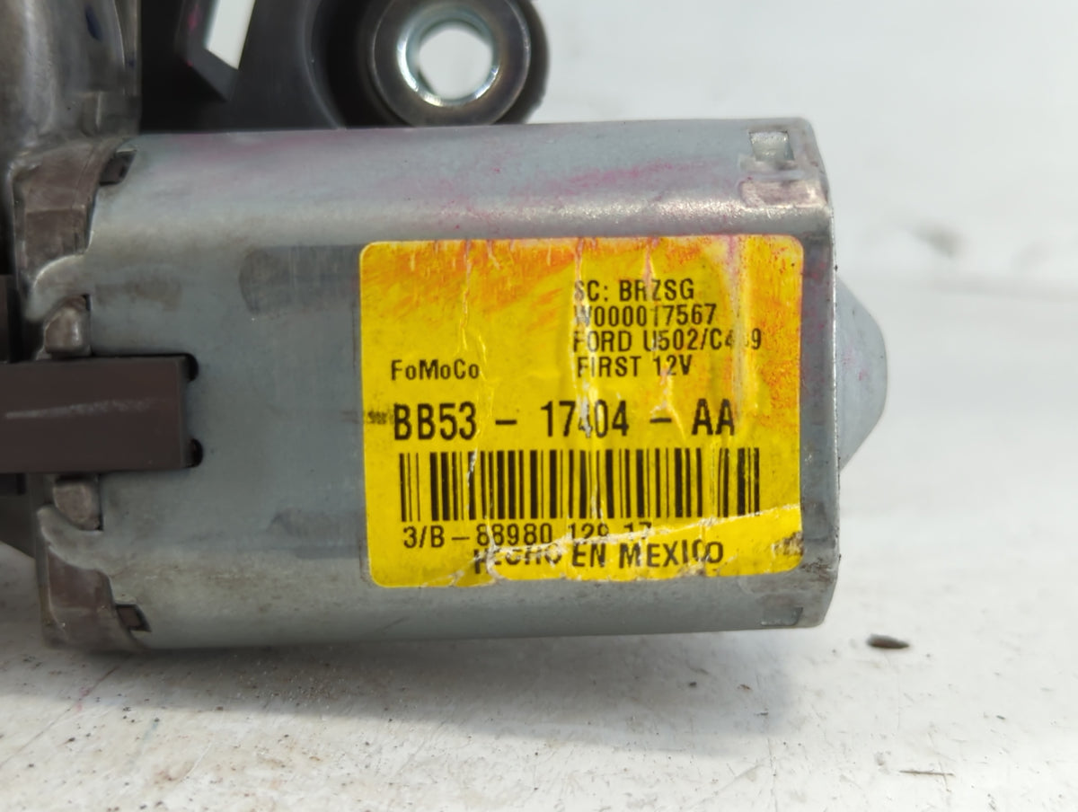 2017 Ford Explorer Front Windshield Wiper Motor P/N:BB53-17404-AA Fits OEM Used Auto Parts - Oemusedautoparts1.com