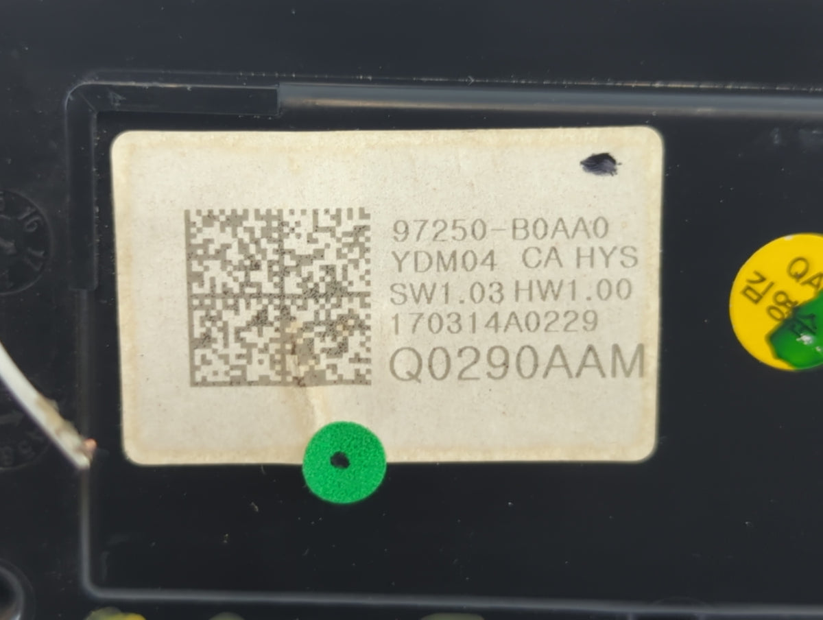 2016-2019 Ford Explorer Climate Control Module Temperature AC/Heater Replacement P/N:97250-B0AA0 Fits Fits 2016 2017 2018 20