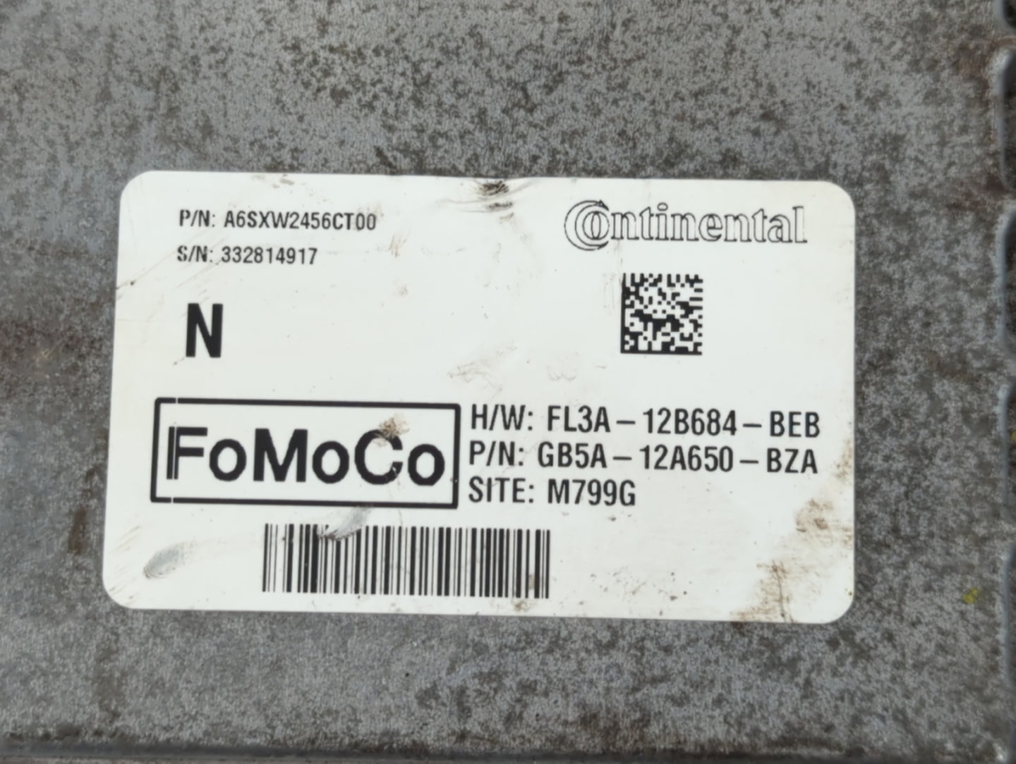 2016-2019 Ford Explorer PCM Engine Control Computer ECU ECM PCU OEM P/N:FL3A-12B684-BEB GB5A-12A650-BZA Fits OEM Used Auto P