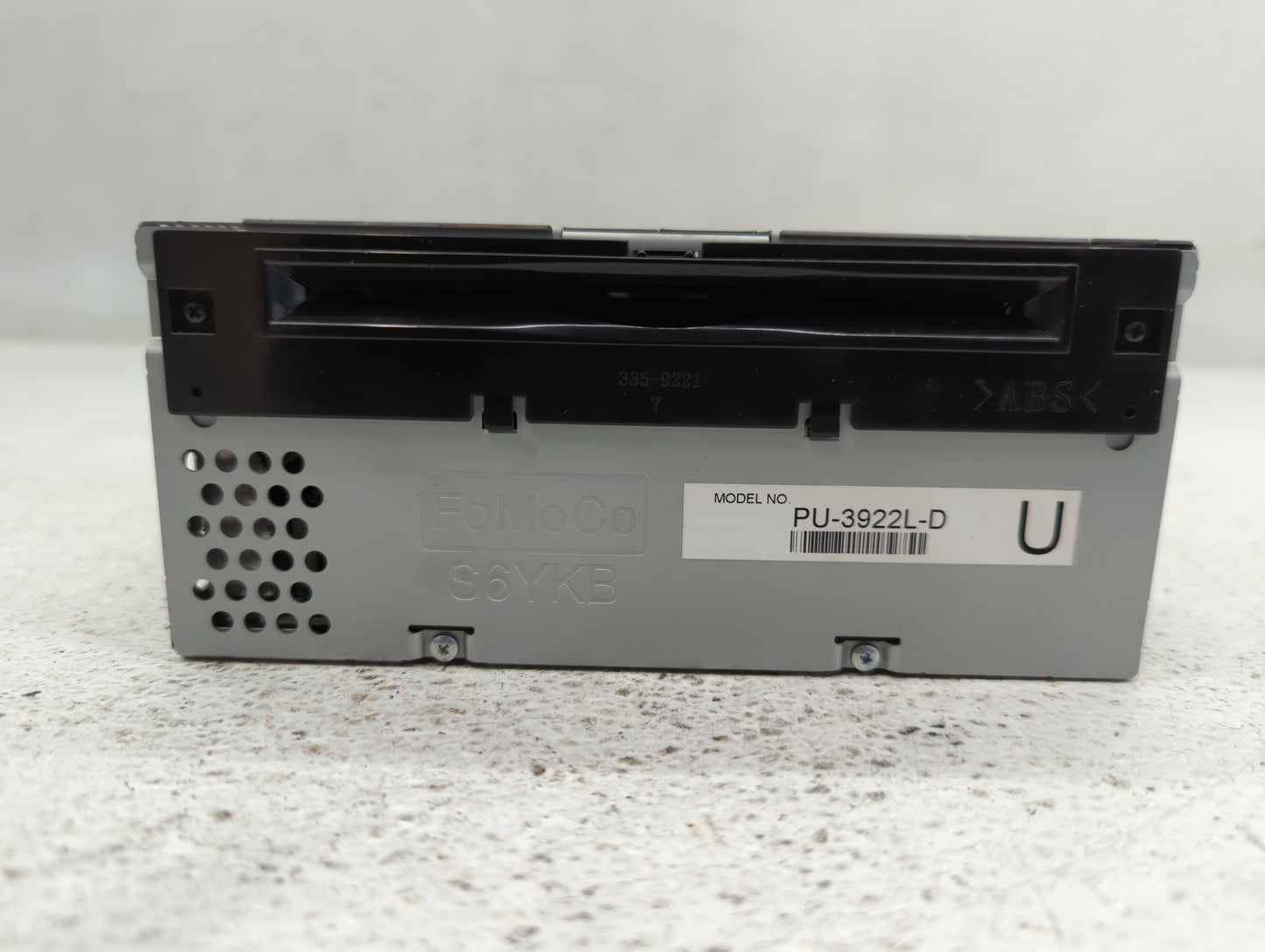 2016-2017 Ford Explorer Radio AM FM Cd Player Receiver Replacement P/N:HB5T-19C107-BB Fits Fits 2016 2017 OEM Used Auto Part