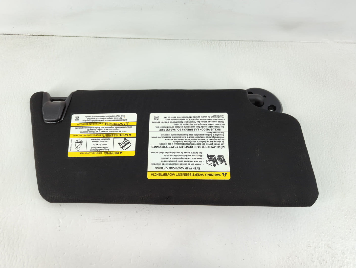 2017 Ford Explorer Sun Visor Shade Replacement Driver Left Mirror Fits OEM Used Auto Parts - Oemusedautoparts1.com