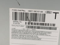 2017 Ford Explorer Radio AM FM Cd Player Receiver Replacement P/N:HB5T-19C107-AB Fits OEM Used Auto Parts - Oemusedautoparts