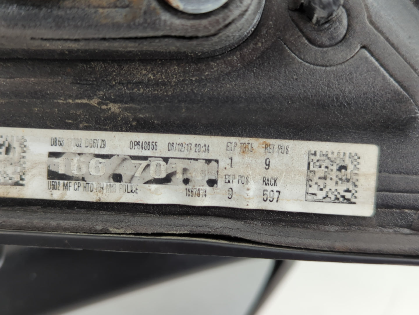 2017 Ford Explorer Driver Side View Mirror - Left Door Mirror OEM Used - Oemusedautoparts1.com