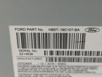 2017 Ford Explorer Radio AM FM Cd Player Receiver Replacement P/N:HB5T-19C107-BB HB5T-19C107-BA Fits OEM Used Auto Parts - O