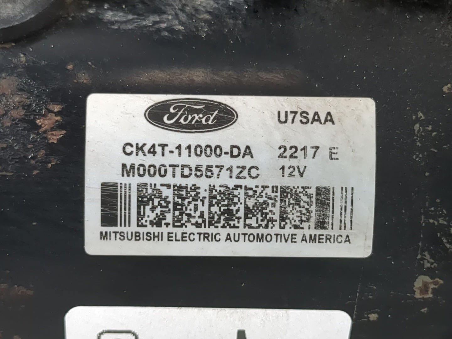 2015-2017 Ford F-150 Car Starter Motor Solenoid OEM P/N:M000TD5571ZC CK4T-11000-DA Fits Fits 2015 2016 2017 2018 2019 2020 O
