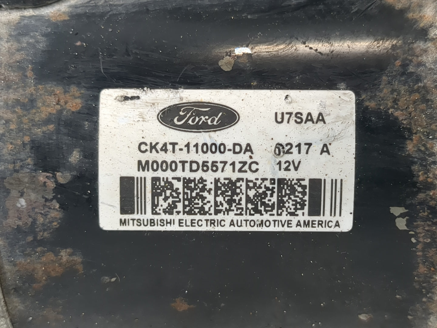 2015-2017 Ford F-150 Car Starter Motor Solenoid OEM P/N:CK4T-11000-DA Fits Fits 2015 2016 2017 2018 2019 2020 OEM Used Auto 