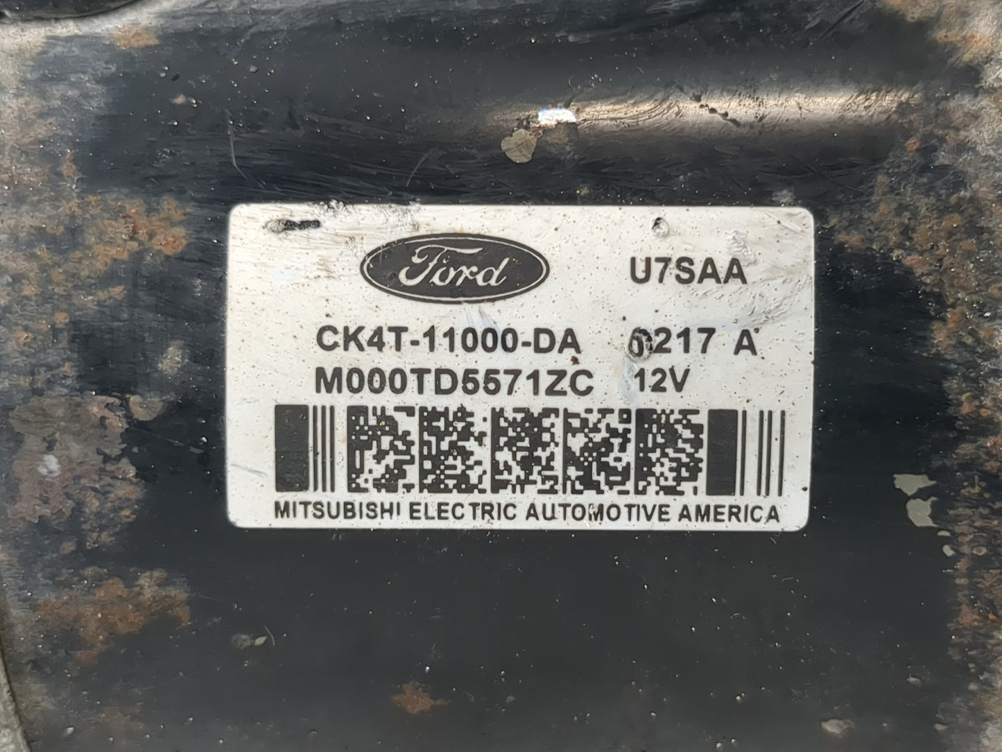 2015-2017 Ford F-150 Car Starter Motor Solenoid OEM P/N:CK4T-11000-DA Fits Fits 2015 2016 2017 2018 2019 2020 OEM Used Auto 