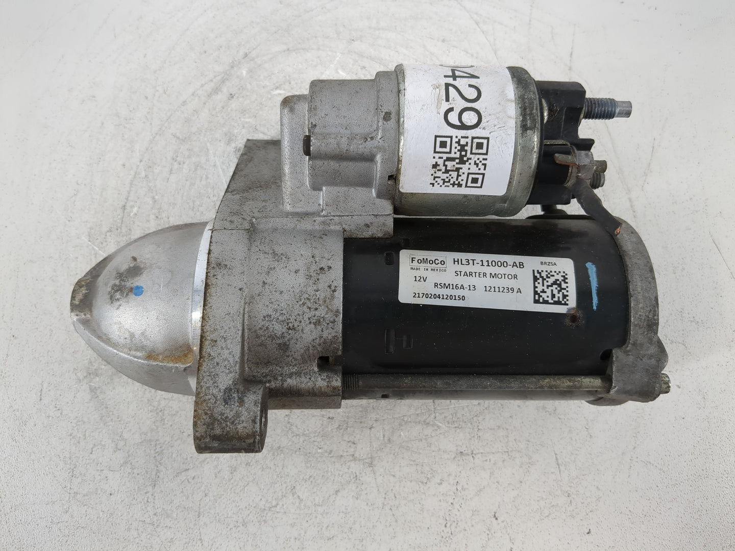 2017 Ford F-150 Car Starter Motor Solenoid OEM P/N:HL3T-11000-AB Fits OEM Used Auto Parts - Oemusedautoparts1.com