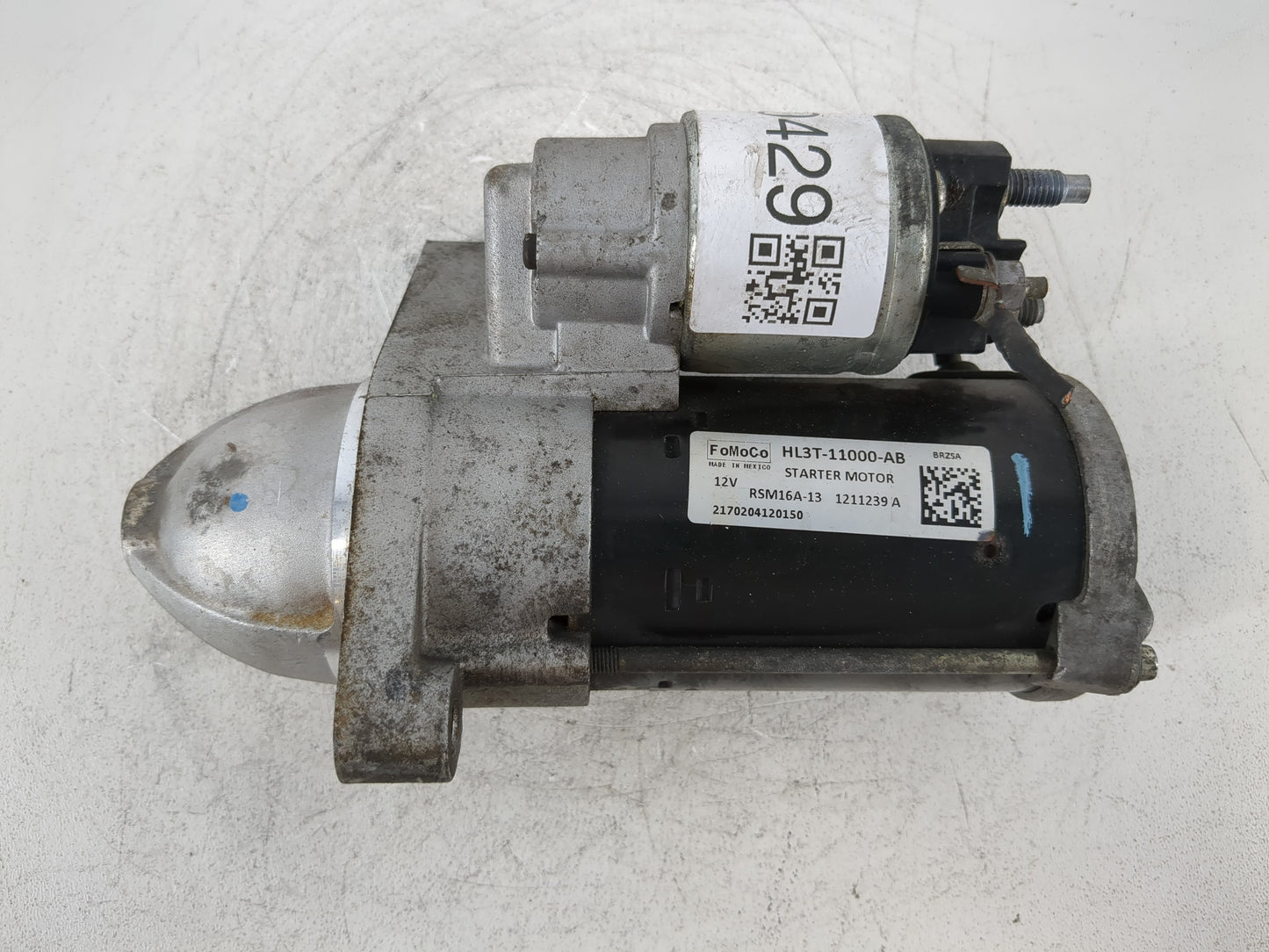 2017 Ford F-150 Car Starter Motor Solenoid OEM P/N:HL3T-11000-AB Fits OEM Used Auto Parts - Oemusedautoparts1.com