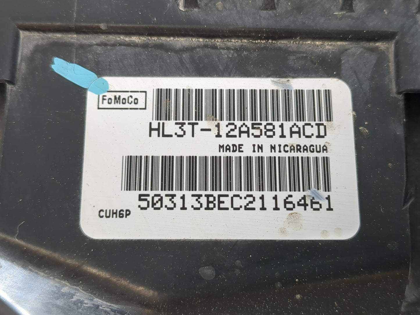 2017 Ford F-150 Fusebox Fuse Box Panel Relay Module P/N:HL3T-12A581 ACD Fits OEM Used Auto Parts - Oemusedautoparts1.com