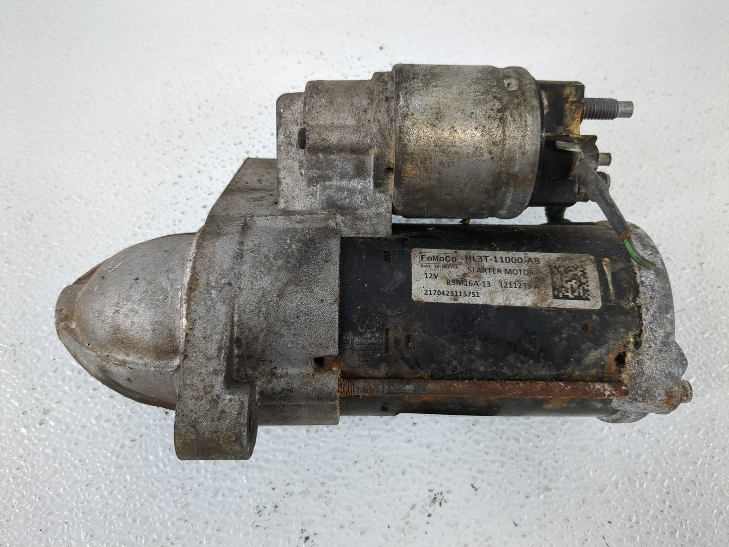 2017 Ford F-150 Car Starter Motor Solenoid OEM P/N:HL3T-11000-AB Fits OEM Used Auto Parts - Oemusedautoparts1.com