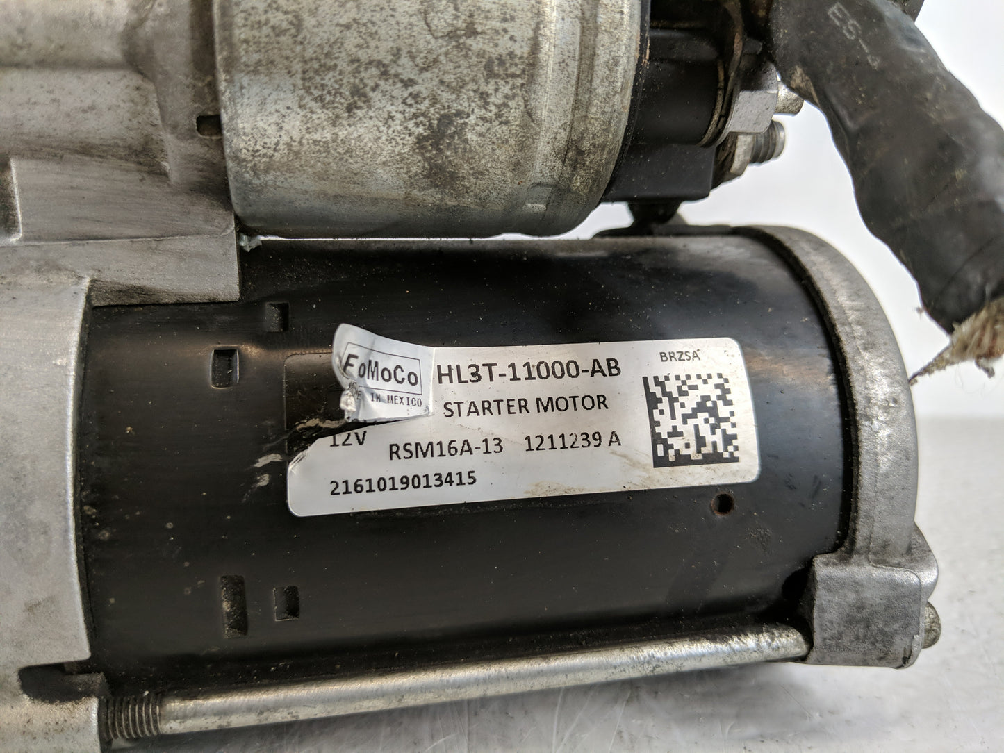 2017 Ford F-150 Car Starter Motor Solenoid OEM P/N:HL3T-11000-AB Fits OEM Used Auto Parts - Oemusedautoparts1.com