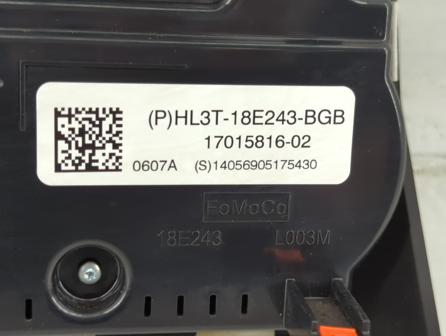 2017 Ford F-150 Radio AM FM Cd Player Receiver Replacement P/N:HL3T-18E243-BGB Fits OEM Used Auto Parts - Oemusedautoparts1.