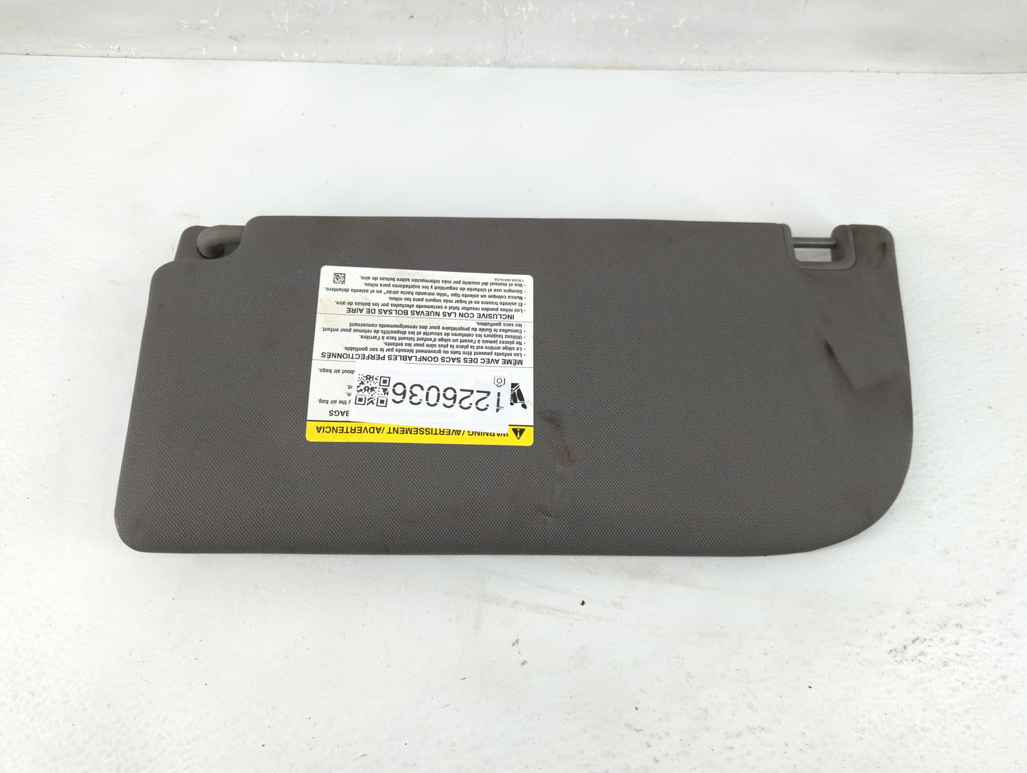 2015-2017 Ford F-150 Sun Visor Shade Replacement Passenger Right Mirror Fits Fits 2015 2016 2017 OEM Used Auto Parts - Oemus